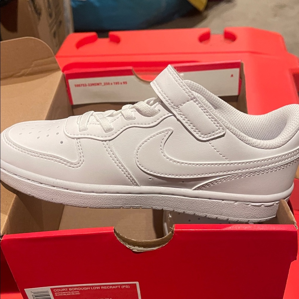 Nike White Court Borough Low Recraft Kids' Sneakers